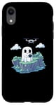 Coque pour iPhone XR Drone drôle fantôme volant Halloween RC Quadrocopter fantôme