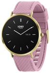 Henry London HD Ultra Slim Amoled Pink Strap Smart Watch