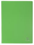 Exacompta - Réf. 88113E - 1 Protège-documents OPAK - 100 pochettes cristal lisse - 200 vues - pour format A4 - dimensions 24 x 32 cm - couverture en polypro semi-rigide - couleur vert clair