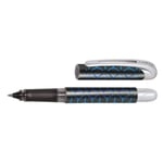 ONLINE 12511/3D Stylo roller College Black Style Blue, Magic Ball Technik, pour cartouches d'encre standard