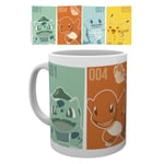 Pokemon - Starters - Mugg multifärg