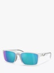 Scuderia Ferrari FZ6003U Men's Rectangular Sunglasses, Opal Grey Matte