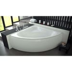 Azura Home Design - Baignoire mia mini avec tablier 120x120 cm ou 130x130cm - Dimensions: 120cm