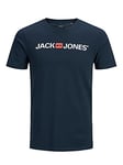 JACK & JONES Men's Jjecorp Logo Tee Ss Crew Neck Noos T-Shirt. Blue (Navy Blazer Detail: Slim Fit). XX-Large