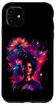 iPhone 11 Empowered Woman Under Firework Night Sky Case