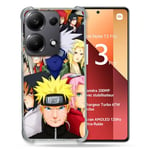 Cokitec Coque Renforcée pour Xiaomi Redmi Note 13 Pro 4G Manga Naruto Team