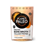 Planet Paleo Organic Bone Broth Collagen Protein Golden Turmeric - 225g