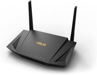 RT-AX56U Routeur Wi-Fi 6 AX1800 Double bande OFDMA MU-MIMO Sécurité AiProtection Pro à vie par TrendMicro Dual WAN Support 3G/4G Technologie AiMesh Noir