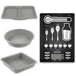 Salter Kitchen Scales, 23 cm Baking Tray, 24 cm Baking Pan, Dual Baking Tray