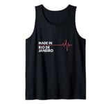 Made In Rio de Janeiro Brazil Brasil City Of Birth Tank Top