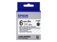 Epson Labelworks Lk-2Tbn - Svart På Klar - Rulle (0,6 Cm X 9 M) 1 Kassett(Er) Etiketttejp - För Labelworks Lw-1000, 300, 400, 600, 700, 900, K400, Z5000, Z5010, Z700, Z710, Z900