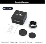 Viltrox EF-FX1 PRO Lens Mount Adapter for Canon EF/EF-S Lenses to FUJIFILM X-Mount Camera