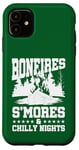 Coque pour iPhone 11 Feux de joie, S'Mores et nuits froides