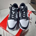 NIKE DUNK LOW DD1391 100 UK SIZ3 9 WHITE/BLACK/WHITE