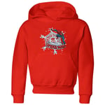 Marvel Spider-Man Kids' Christmas Hoodie - Red - 3-4 ans - Rouge