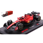 FERRARI F-23 N.55 2023 CARLOS SAINZ SIGNATURE 1:43 Burago Formula 1 Die Cast