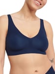 Sloggi Womens ZERO Feel 2.0 Bralette - Blue material_polyamide - Size X-Large