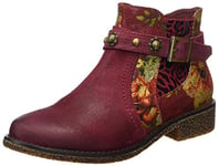 Laura Vita Femme Coralie 04 Bottines Chelsea, Bordeaux, 42 EU