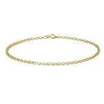 Carissima Gold - Maille Jaseron Bracelet Cordon Femme - Or Jaune 9 carats (375/1000)