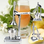 Orange Hand Press Commercial Pro Manual Citrus Fruit Lemon Juicer Juice Squeezer