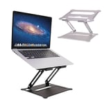 Laptop Cooling Stand Holder Riser Desk Table For Bed Sofa Adjustable Aluminum