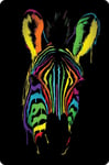 Unorthodox Collective Neon Zebra Greet Tin Card