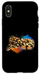 Coque pour iPhone X/XS Ball Python Aquarelle Reptile Keeper Paint Splash