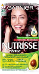 2 X Garnier Nutrisse  Perm Hair Dye, Intense Colour 3.6 Deep Reddish Brown