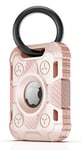 AirTag Case med nøglering - Tank Armor - Pink