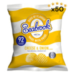 Seabrook Cheese & Onion Crisps - 50 x 18g (Full Box)