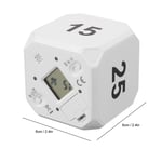 Cube Flip Timer Easy Modes Adjustable Multi Use Portable Flip Timer