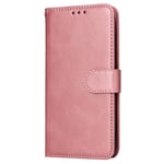 Samsung Galaxy A35 (5G) Kunstskinn Deksel m. Lommebok og Stropp - Pink