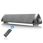 VersionTECH. PC Soundbar,Wired & Wireless Bluetooth BT Computer Speakers with Remote Control,Portable USB Home Theater Stereo Sound Bar for tv/computer/tablets