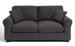 Habitat Lisbon Fabric 2 Seater Sofa Bed - Charcoal