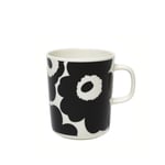 Marimekko - Unikko mugg 25 cl white black - Kaffekoppar - Sami Ruotsalainen - Vit