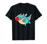 Red Dinosaur Nose Funny Day 2024 Red Dinosaur Nose Kids T-Shirt