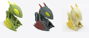 Figurines - Funko Mystery Minis Set 3 Pièces - Drogon 1/144 Viserion 2/24 Rhaega