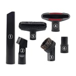 Trimec - Lot de 6 accessoires pour aspirateurs de 32 mm et 35 mm pour Karcher, Rowenta, Hoover, Xoiture, Bosch, Miele.