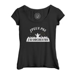 T-Shirt Femme Col Echancré J'peux Pas J'ai Orchestre Musique Classique Mozart