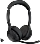 Jabra Evolve2 55 Link380c MS stereokuulokkeet (musta)