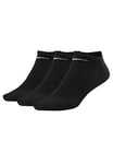 Nike SX7673-010 Everyday Cushioned Socks Unisex BLACK/WHITE Size XL