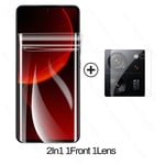 Film Hydrogel Souple 8 En 1 Pour Xiaomi 13 T Pro 5g,Protecteur D'écran,Pas De Verre Sur Xiomi Xiaomi Ata 13t Mi 13 T Pro T13 5g,Verre D'appareil Photo - Type 2in1 1front 1lens-For Xiaomi 13t