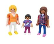 Playmobil Figurine Famille Lot 3 Personnage 2 Femme + 1 Fillette Licorne