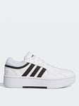 adidas Sportswear Womens Hoops 3.0 Bold Trainers - White/Black, White/Black, Size 7, Women