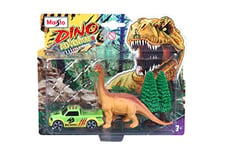 Maisto M15462 Fresh Metal Dino Adventure Assorted – Incredibly Detailed Die-Cast Replica Collectible Model Vehicle, Yellow