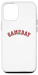 Coque pour iPhone 12/12 Pro Gameday Design de texte simple et minimaliste