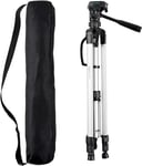 Amazon Basics Trépied léger de 152 cm pour appareil photo, reflex numérique et jumelles, avec sac de transport, Noir