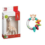 Sophie la Girafe - Fresh Touch Boîte - Jouet en caoutchouc 100% naturel pour enfant - Jouet d'éveil pour enfant - dès la naissance & - Hochet Bébé Bleu