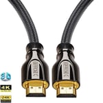 10m - Tour de luxe 4K HDMI - Câble HDMI 4K 60HZ V 2.0 Audio vidéo vers HDMI, pour Samsung LG SONY TCL PS5 PS4