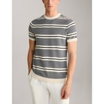 Joop Mens ! Vico Knitted Stripe T-shirt - Blue Multi - Size Medium